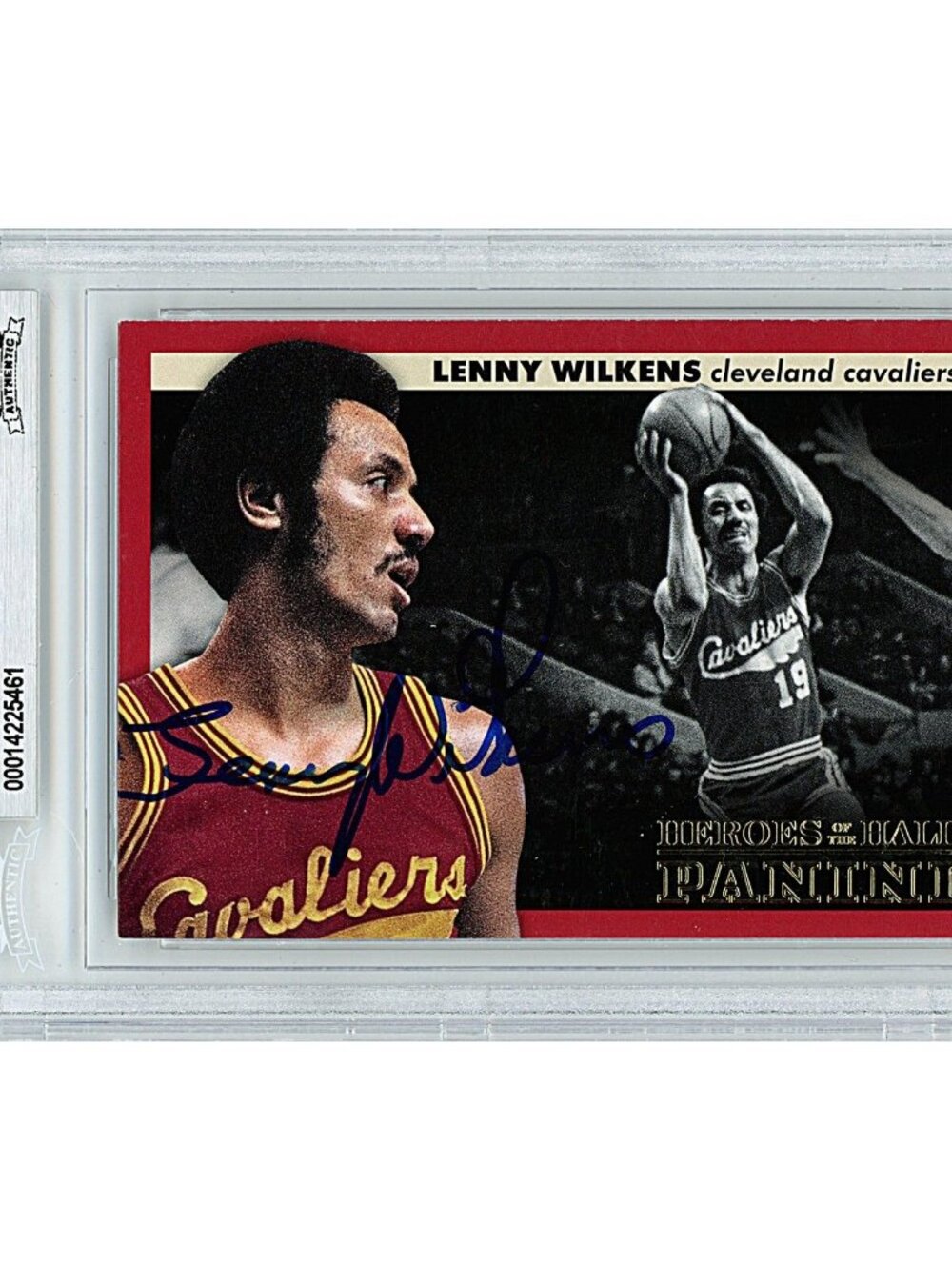 Lenny Wilkens Signed '13 Panini Heroes of Hall Basketball Card Beckett Autograph